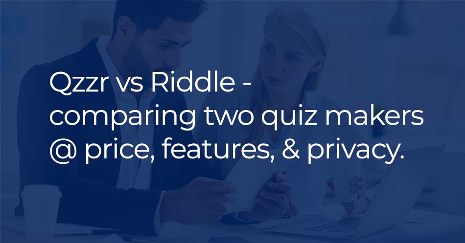 quiz maker comparison - qzzr Riddle