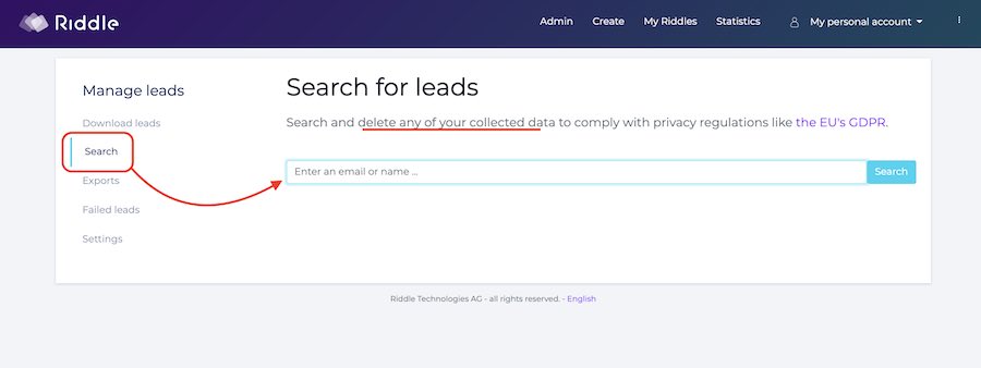 ccpa-compliant delete data