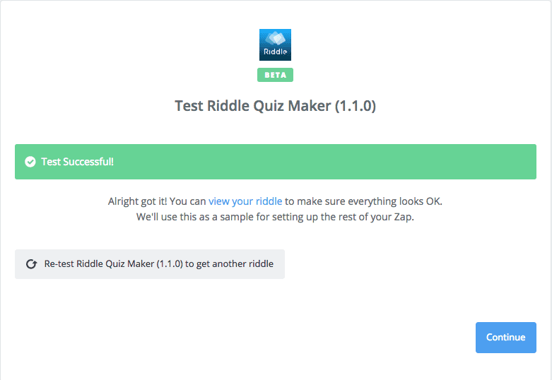 connect-riddle-and-zapier Connect Riddle and Zapier using the Riddle.com zapier app