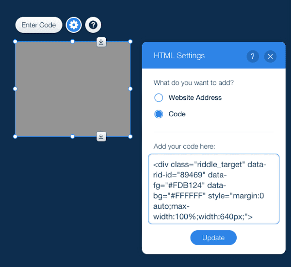 screenshot-2016-12-02-18-11-54_600x551 Adding Riddle to WIX - Add the Riddle embed code
