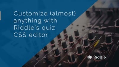 CSS quiz editor