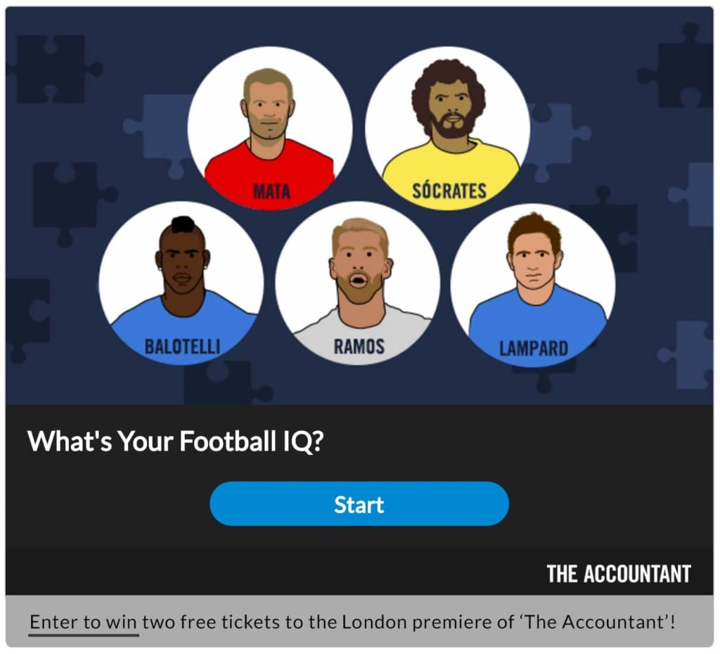 sponsored quizzes