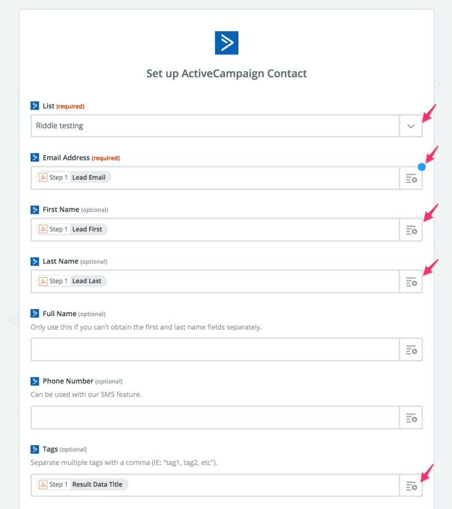 lead mapping activecampaign lead generation
