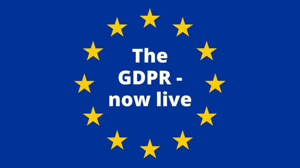 GDPR now live