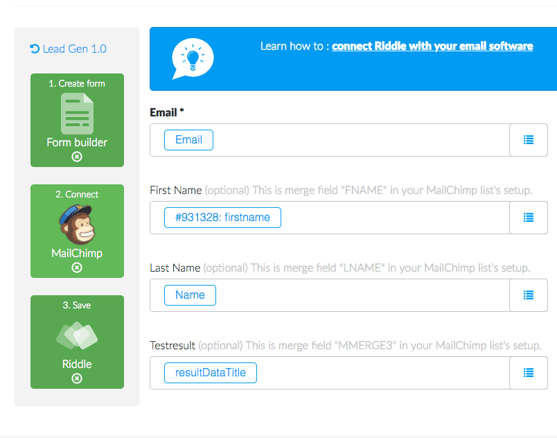map-quiz-results-to-mailchimp quiz email automation