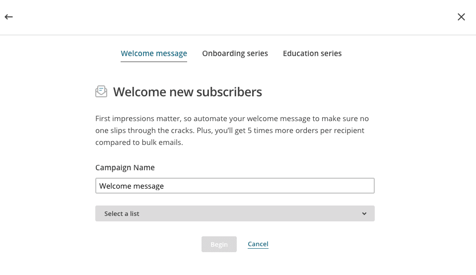 setup-welcome-automation-mailchimp quiz email automation