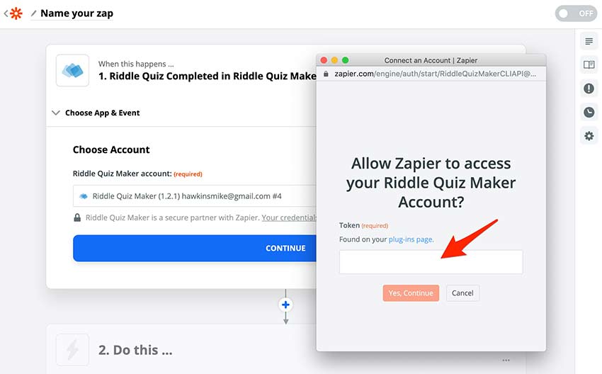 zap step 2.5 hubspot lead generation