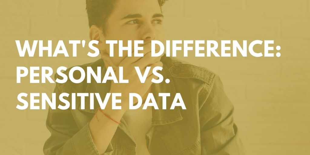gdpr for small business - personal vs sensitive data