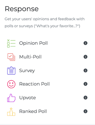 riddle poll types