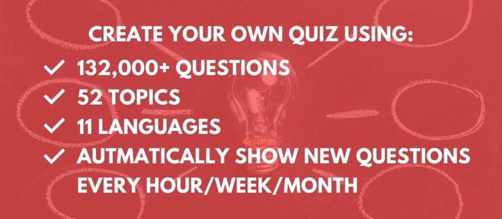 Create a trivia quiz portal - using Riddle quiz generator
