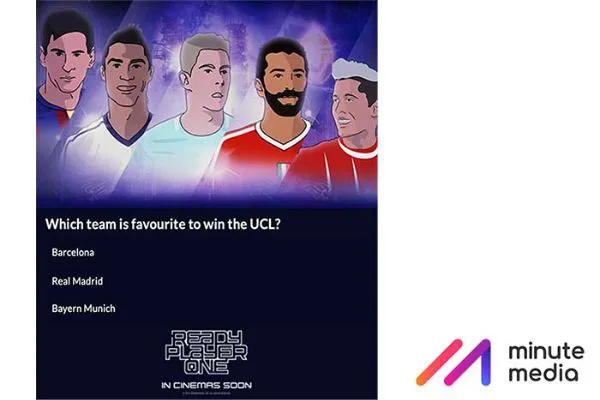 Riddle poll from 90min.com (Minute Media)