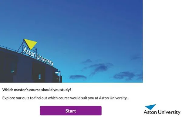 Riddle personality quiz from Aston University