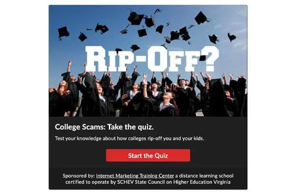 Riddle quiz from Internet Marketing Training Center