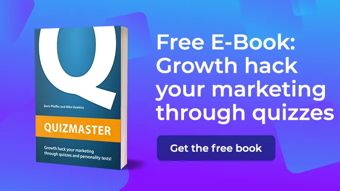 Riddle quizmaker e-book: Quizmaster – Growth hack your marketing through quizzes and personality quizzes