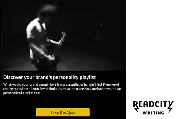 Riddle personality quiz from Readcity Writing
