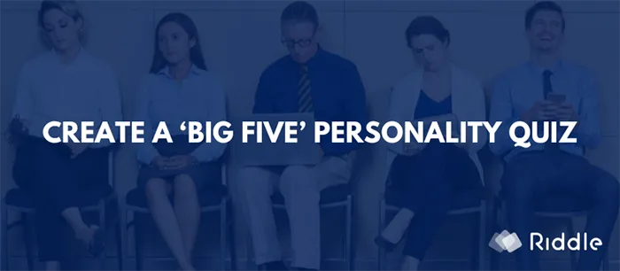Erstellen Sie ein "Big Five"-Persönlichkeitsquiz mit dem Riddle Quizmaker