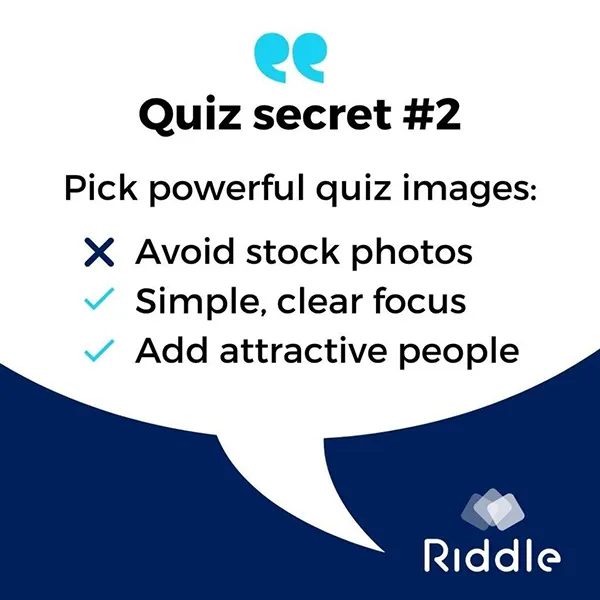 Quiz Secret #2: Powerful images