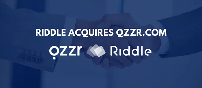 Riddle quizmaker acquires competitor Qzzr.com
