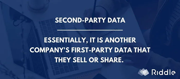 Explanation: What is second-party-data?