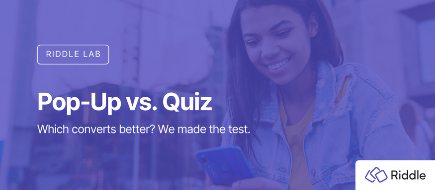 Header Pop-Up vs. Quiz: Which converts better?