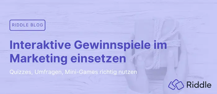 Interaktive online gewinnspiele im Marketing einsetzen