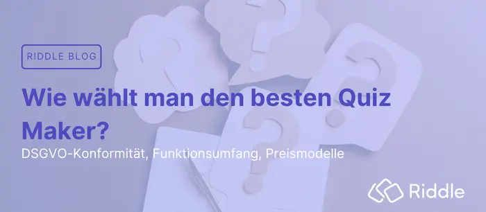 Wie wählt man den besten Quiz Maker - Entscheidungskriterien