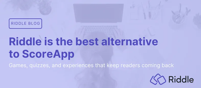 Featured image for Riddle vs Scoreapp quiz maker comparison post