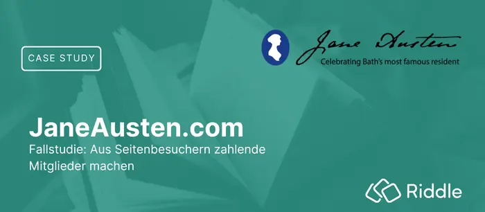 Fallstudie: Wie Jane Austen seine Leser durch Quizzes in ein Abo bringt.