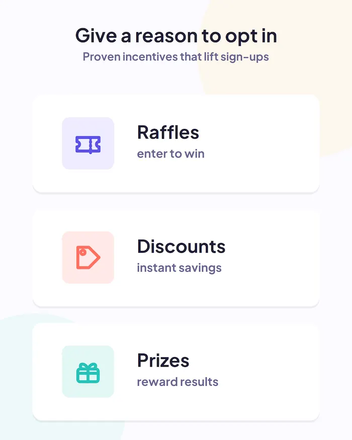 Quiz opt-in incentives for lead generation: raffles, discounts and prizes that lift sign-ups
