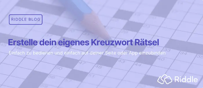 Erstelle dein eigenes Kreuzwort Rätsel