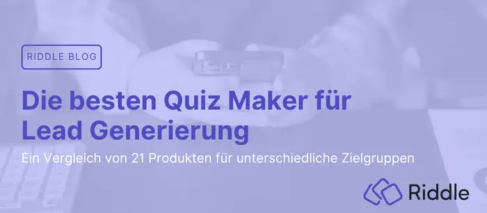 Vergleichstest - die 21 besten Quiz Maker für Lead Generierung