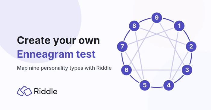 Create your own Enneagram test - map nine personality types with Riddle