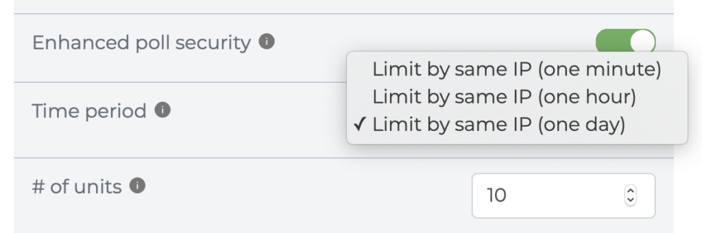 enhanced security - limit by IP addresses