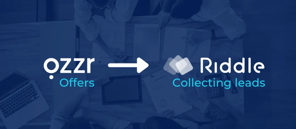Collecting leads - transitioning from Qzzr to Riddle